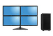 Quad 24 inch Monitor Array & Trader Pro PC Bundle